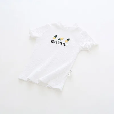 Girls Shirts Fashion Casual Cherry Embroidery Girl Clothes Cotton Ear Kids Clothing Summer Short Sleeves T Shirt for Girls 2019
Girls Shirts Fashion Casual Cherry Embroidery Girl Clothes Cotton Ear Kids Clothing Summer Short Sleeves T Shirt for Girls 2019