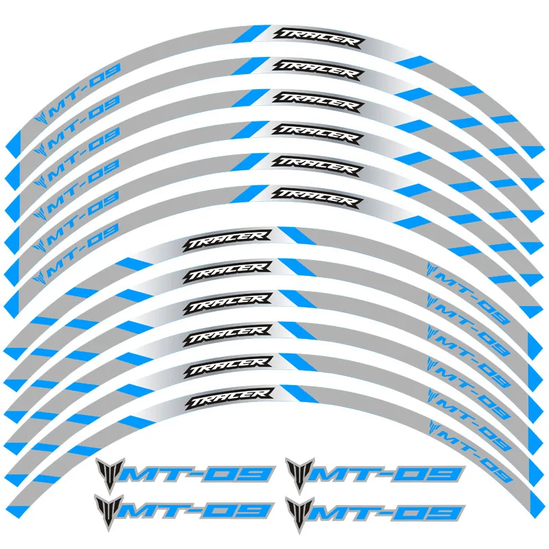 Motorcycle front and rear wheels Edge Outer Rim Sticker Reflective Stripe Wheel Decals For YAMAHA MT-09 TRACER
Motorcycle front and rear wheels Edge Outer Rim Sticker Reflective Stripe Wheel Decals For YAMAHA MT-09 TRACER