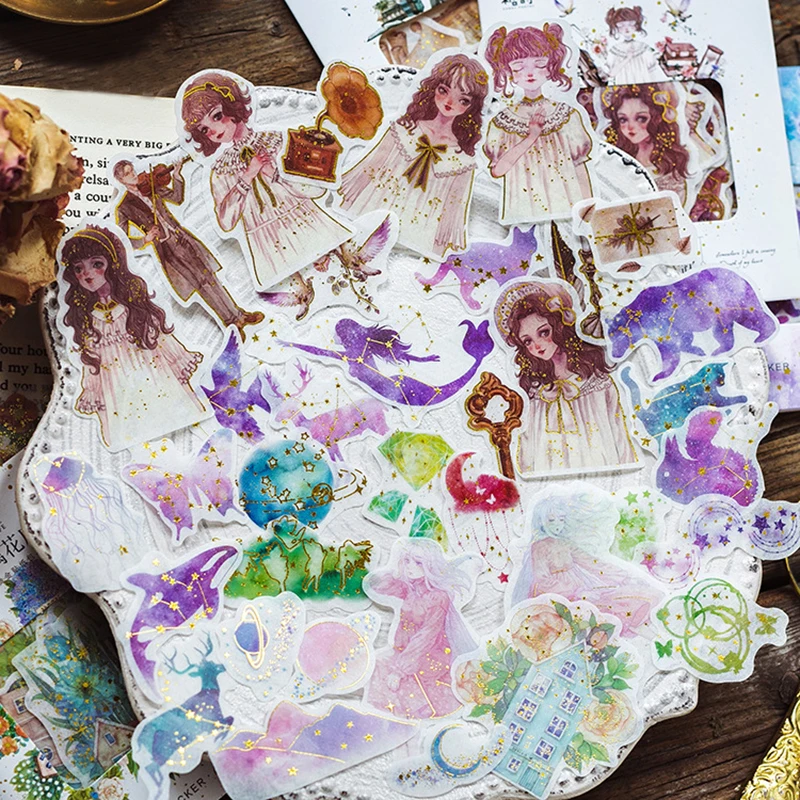 XINAHER 40 Pcs/Bag Beautiful dream Starry sky paper sticker package DIY diary decoration sticker album scrapbooking
XINAHER 40 Pcs/Bag Beautiful dream Starry sky paper sticker package DIY diary decoration sticker album scrapbooking