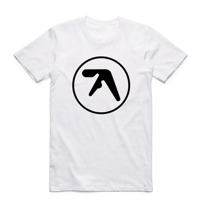 Футболка с коротким рукавом и круглым вырезом для мужчин женщин|t shirt|aphex twinmusic band |