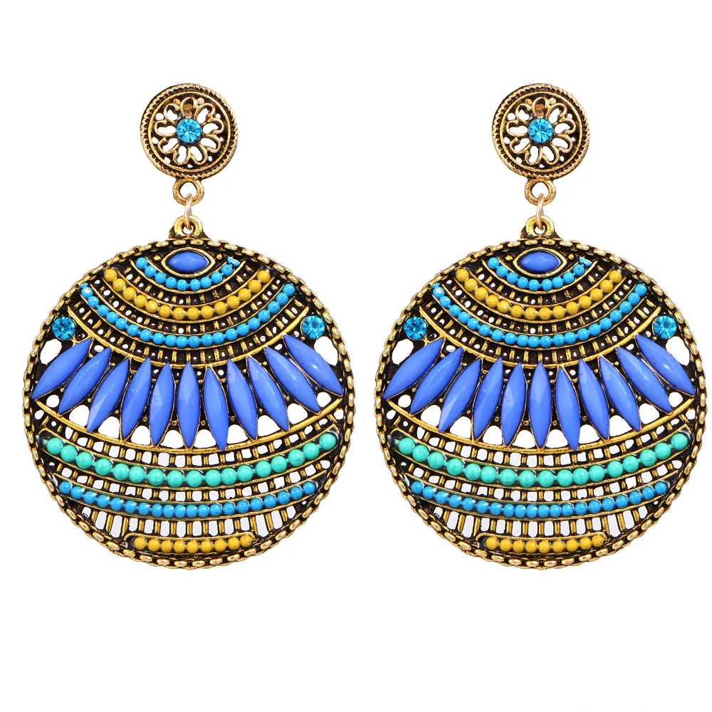 Bohemia Girls Vocation Hanging Earrings Rhinestone Fashion Ear Jewelry Blue Red Green Brincos Female Chic Large Drop Earrings
Bohemia Girls Vocation Hanging Earrings Rhinestone Fashion Ear Jewelry Blue Red Green Brincos Female Chic Large Drop Earrings