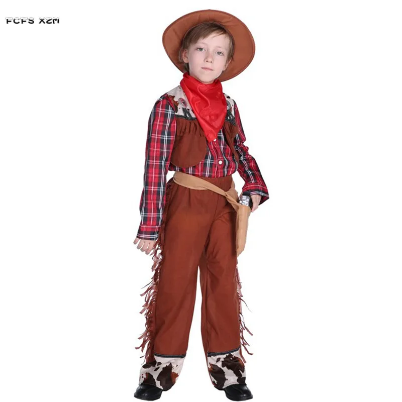 M-XL Kids Children Halloween Cowboy Costumes for Boys Cowboy Cosplay Carnival Purim parade Stage play Masquerade party dress
M-XL Kids Children Halloween Cowboy Costumes for Boys Cowboy Cosplay Carnival Purim parade Stage play Masquerade party dress