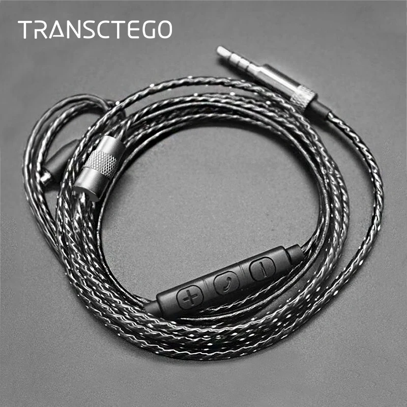 3.5mm Earphone Cable With MMCX Connector Replacement Upgrade Audio Cable With Mic Controller For SE215 SE535 SE846 UE900
3.5mm Earphone Cable With MMCX Connector Replacement Upgrade Audio Cable With Mic Controller For SE215 SE535 SE846 UE900