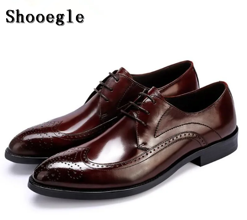 Новейшие деловые мужские туфли SHOOEGLE 2018, роскошные кожаные черные винные итальянские модные мужские туфли, Мужские размеры 38-46
Новейшие деловые мужские туфли SHOOEGLE 2018, роскошные кожаные черные винные итальянские модные мужские туфли, Мужские размеры 38-46