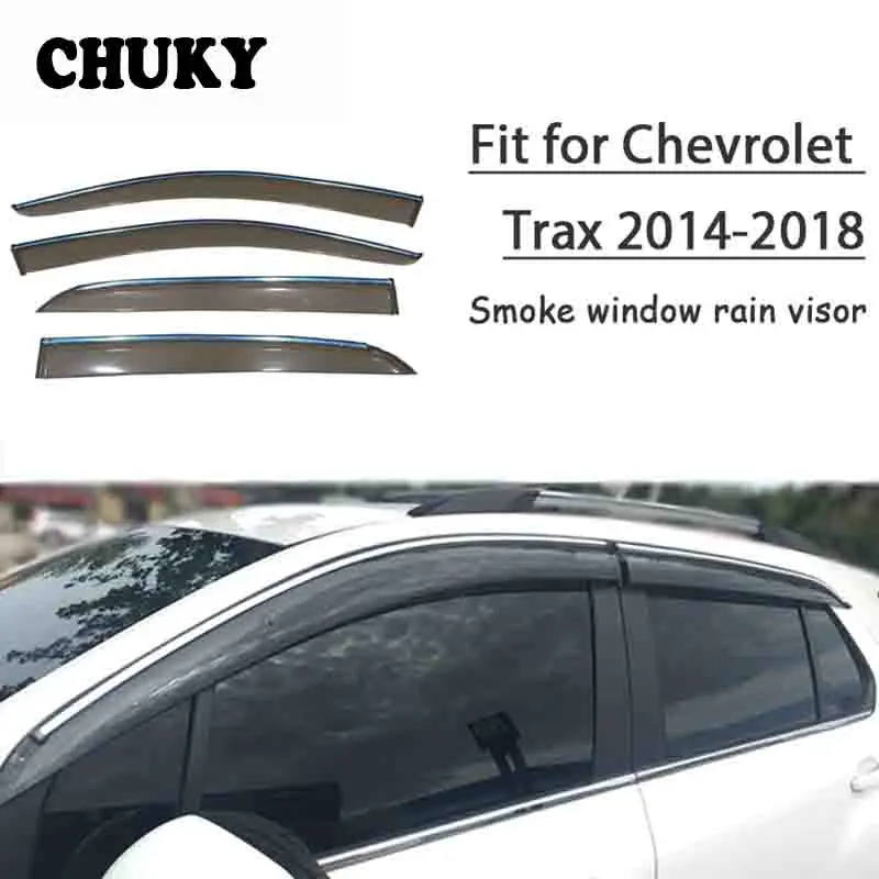Chuky 4pcs Car Styling Window Visors Awnings Shelters Rain Shield For Chevrolet Trax 2014 2015 2016 2017 2018 Auto Accessories
Chuky 4pcs Car Styling Window Visors Awnings Shelters Rain Shield For Chevrolet Trax 2014 2015 2016 2017 2018 Auto Accessories