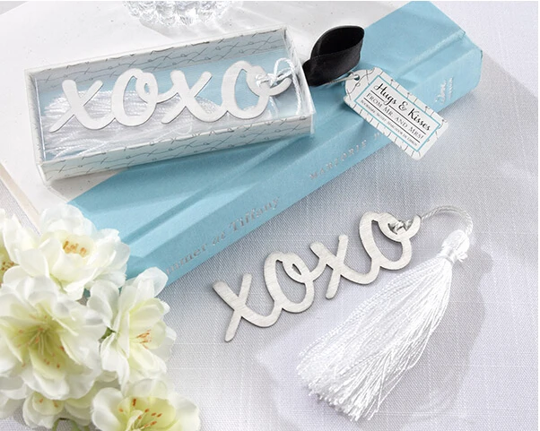 Free Shipping 10pcs/lot "Cheer XOXO" Metal Bookmark With Tassels Ribbon Gift Box For Party Gift Or Souvenirs
Free Shipping 10pcs/lot "Cheer XOXO" Metal Bookmark With Tassels Ribbon Gift Box For Party Gift Or Souvenirs