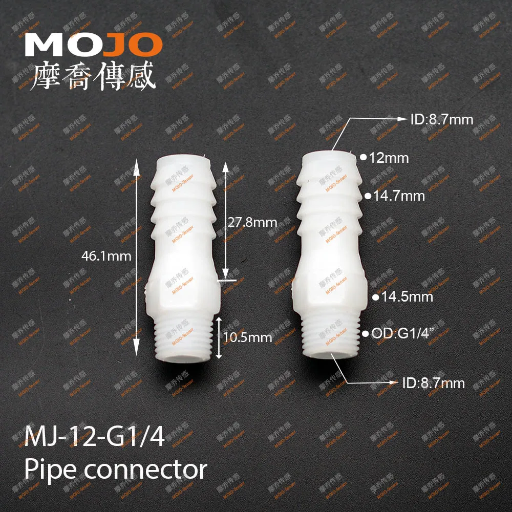 

2020 Free shipping!(10pcs/Lots) MJ-12-G1/4 straight-through joint 12mm to G1/4" male thread connector pipe fitting