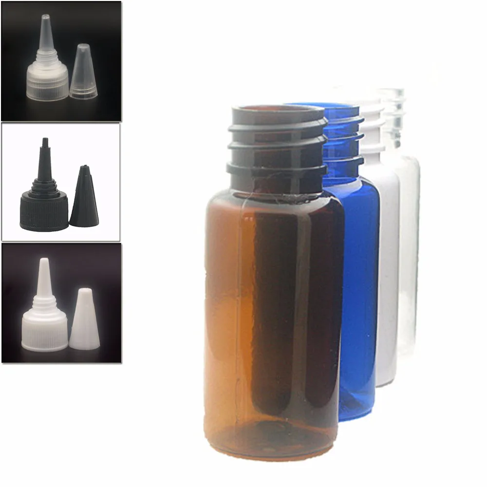 15ml 0.5oz empty Plastic Bottles, clear/white/amber/blue PET bottle with transparent/white/black twist-open dispensing cap X 10
15ml 0.5oz empty Plastic Bottles, clear/white/amber/blue PET bottle with transparent/white/black twist-open dispensing cap X 10