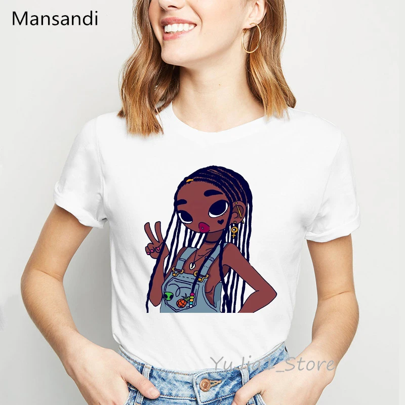 Melanin poppin shirt Women cartoon black girl cactus print t shirt white summer tops tee shirt femme feminist tshirt
Melanin poppin shirt Women cartoon black girl cactus print t shirt white summer tops tee shirt femme feminist tshirt