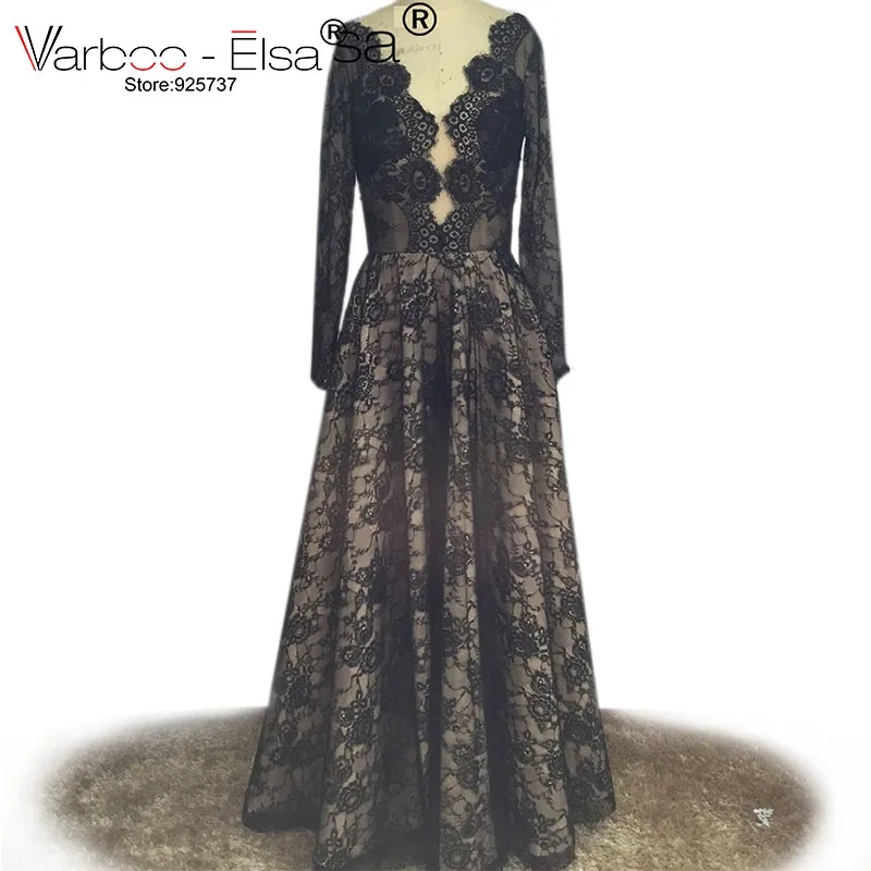 Robe Longue Femme Soiree Deep V Neck A Line Sexy Backless Long Sleeve Lace Formal Evening Gowns Dresses Special Occasion Dresses
Robe Longue Femme Soiree Deep V Neck A Line Sexy Backless Long Sleeve Lace Formal Evening Gowns Dresses Special Occasion Dresses