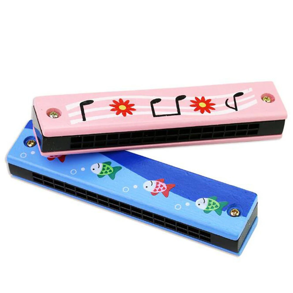 New 5 Colors Different Patterns Double Row Wooden Harmonica Children's Enlightenment Instrument Infant Kids Musical Toys Gifts
New 5 Colors Different Patterns Double Row Wooden Harmonica Children's Enlightenment Instrument Infant Kids Musical Toys Gifts