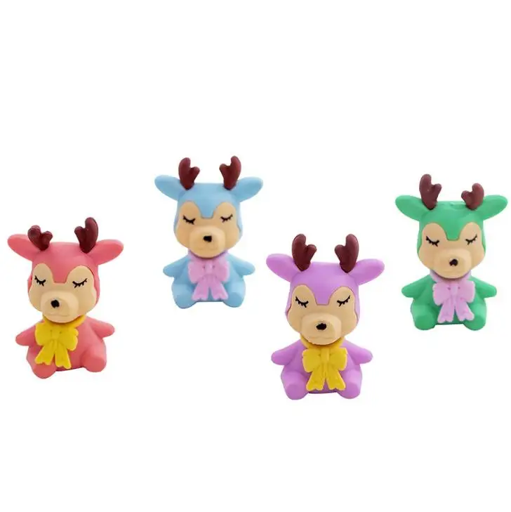 4 Pcs/set Cartoon Mini Colorful Animal Deer Elk Eraser Rubber Pencil Erasers School Office Supply Gift Stationery
4 Pcs/set Cartoon Mini Colorful Animal Deer Elk Eraser Rubber Pencil Erasers School Office Supply Gift Stationery