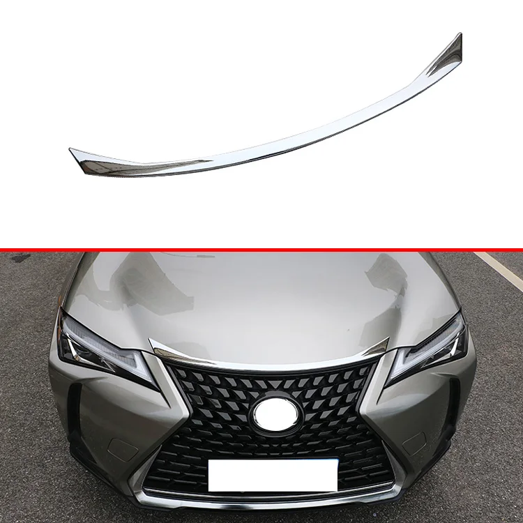 Для Lexus UX200 250H 260H 2019 2020 ABS хромированный передний капот решетка гриля бампер губа