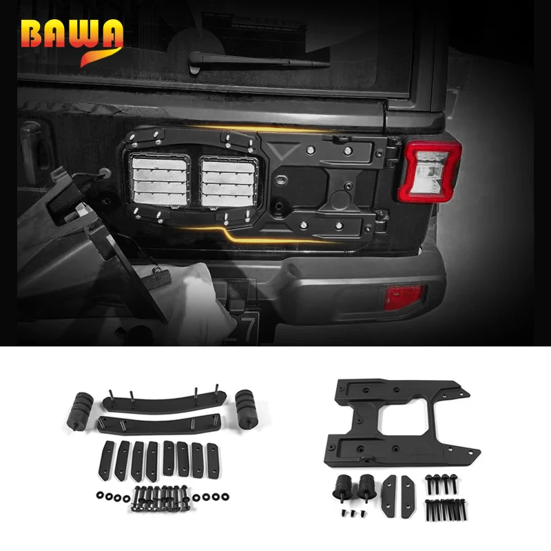 BAWA Spare Tire Mounting Kit for Jeep Wrangler JL 2018 Tailgate Spare Tire Bracket Accessories for Jeep Wrangler jl
BAWA Spare Tire Mounting Kit for Jeep Wrangler JL 2018 Tailgate Spare Tire Bracket Accessories for Jeep Wrangler jl