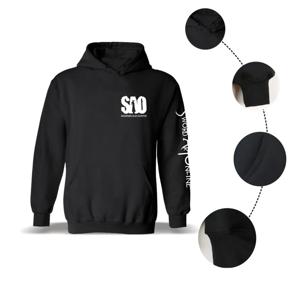 Classic Japan Anime Hooded Hoodies Boys Kids Winter Fashion Black Sword Art Online Cartoon Sweatshirt Men Hoodie Casual Clothes
Classic Japan Anime Hooded Hoodies Boys Kids Winter Fashion Black Sword Art Online Cartoon Sweatshirt Men Hoodie Casual Clothes