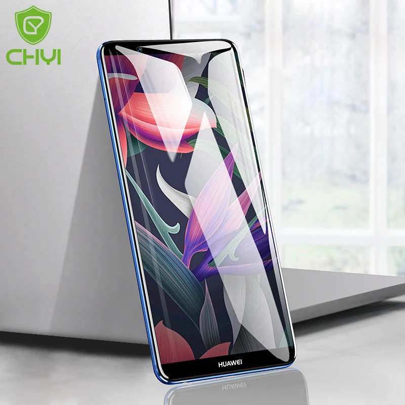 Фото Изогнутая 3d пленка CHYI для HUAWEI Honor 7X Защитная с полным покрытием Гидрогелевая нано