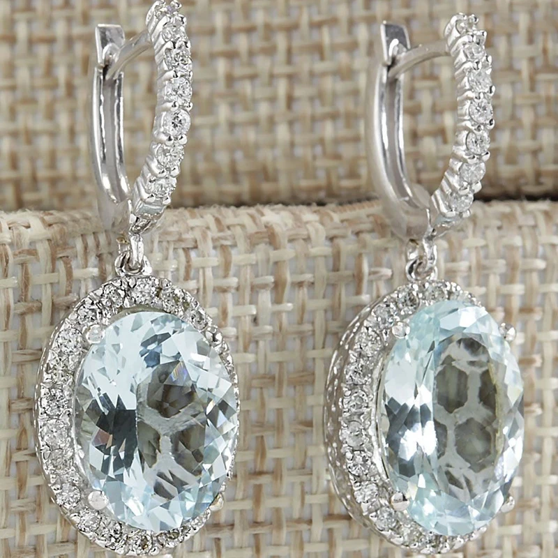 Fashion Oval Sky Blue Stone Drop Earrings for Women Crystal Cut Zircon Dangle Jewelry Boucles d'oreilles L5K567
Fashion Oval Sky Blue Stone Drop Earrings for Women Crystal Cut Zircon Dangle Jewelry Boucles d'oreilles L5K567