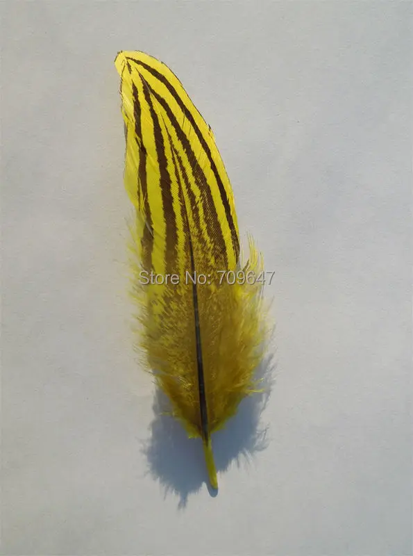 100Pcs/Lot!7-10cm Yellow Silver Pheasant Feathers Craft Plumes for Millinery Supplies, Plumas Decoration,Fly Tying Materials
100Pcs/Lot!7-10cm Yellow Silver Pheasant Feathers Craft Plumes for Millinery Supplies, Plumas Decoration,Fly Tying Materials