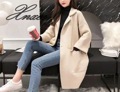 2020 autumn and winter clothing new long section of the imitation double-sided coat female loose sweater coat
2020 autumn and winter clothing new long section of the imitation double-sided coat female loose sweater coat