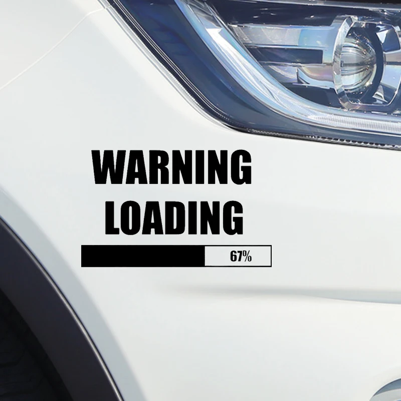 QYPF 16.9CM*10.3CM Interesting LOADING Warning Car Sticker Black/Silver Vinyl Decoration Graphic S9-2293
QYPF 16.9CM*10.3CM Interesting LOADING Warning Car Sticker Black/Silver Vinyl Decoration Graphic S9-2293