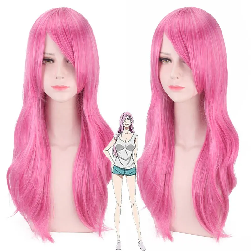 Anime Long Pink Wig Cosplay Costume Synthetic Hair Halloween Costume Party Play Wigs For Women Perucas
Anime Long Pink Wig Cosplay Costume Synthetic Hair Halloween Costume Party Play Wigs For Women Perucas