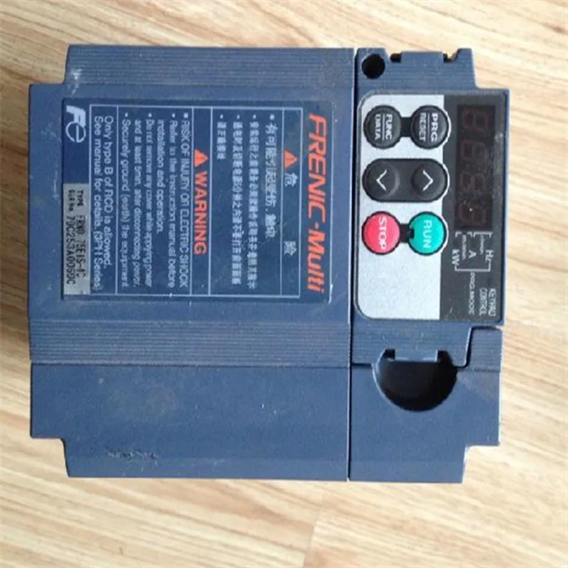 New genuine 1.5KW Fuji frequency converter FRN0004E2S-4C three phase 400V Ready Stock
New genuine 1.5KW Fuji frequency converter FRN0004E2S-4C three phase 400V Ready Stock
