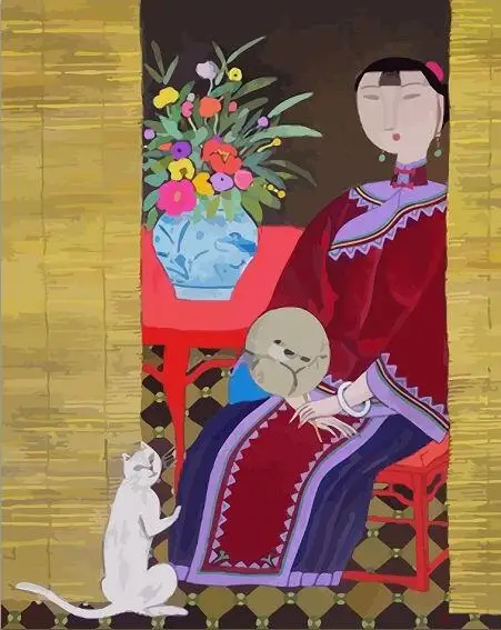 cioioil-X432 Cat and ancient Chinese woman DIY oil painting by numbers for home decor unique gift
cioioil-X432 Cat and ancient Chinese woman DIY oil painting by numbers for home decor unique gift