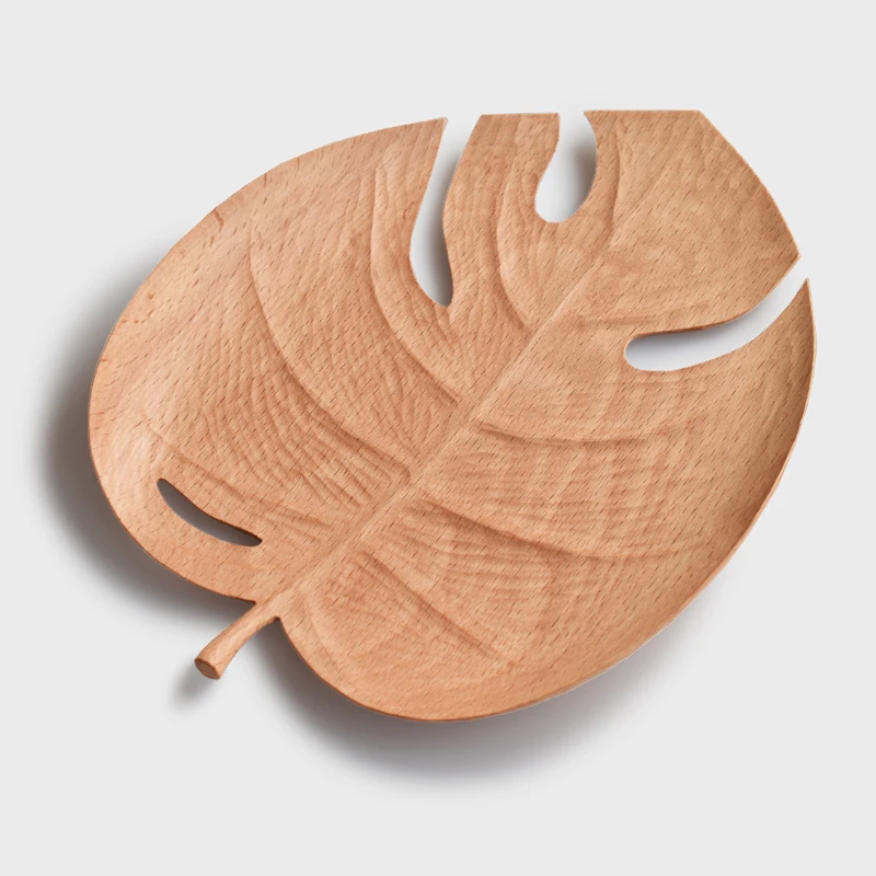 Banana Leaf Wooden Plate Original Handmade Snacks Beech Wood Tray Creative Tableware Dinnerware Home Decoration
Banana Leaf Wooden Plate Original Handmade Snacks Beech Wood Tray Creative Tableware Dinnerware Home Decoration