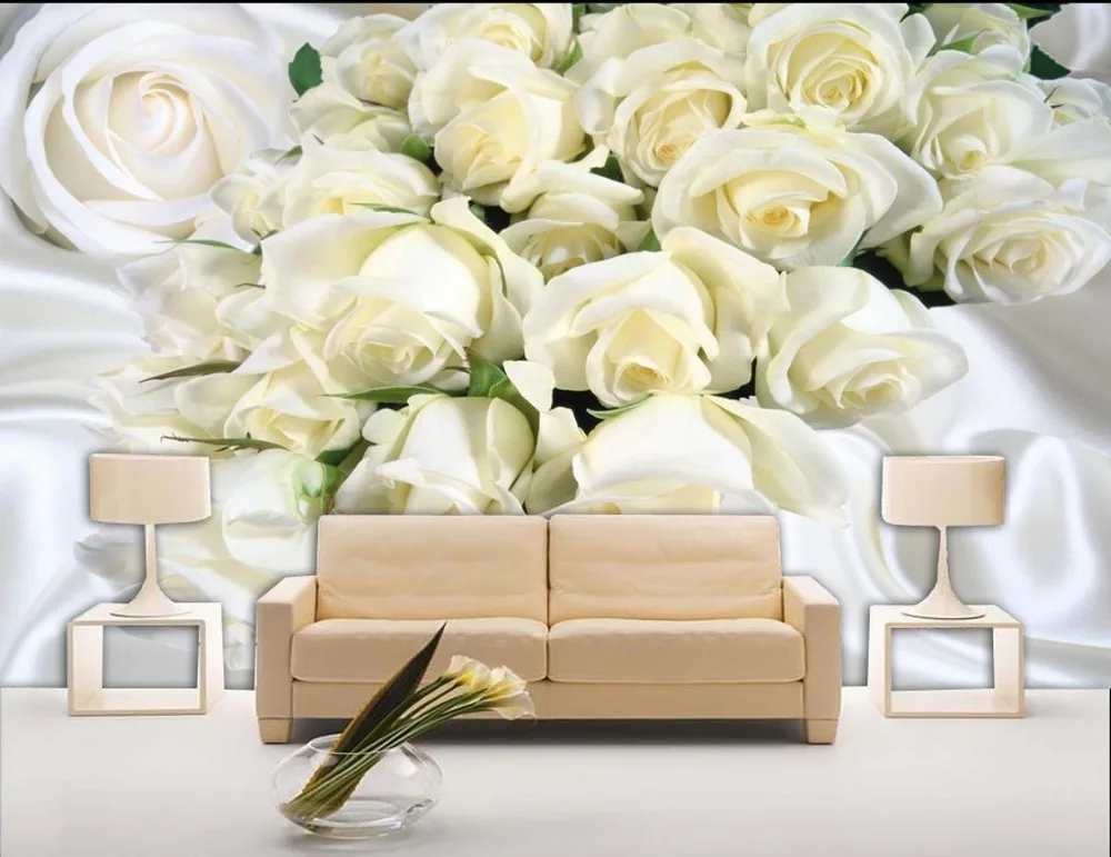 3d customized wallpaper wall 3d wallpaper White Silk Rose Background Wall Paintings flower wallpaper mural 3d wallpaper
3d customized wallpaper wall 3d wallpaper White Silk Rose Background Wall Paintings flower wallpaper mural 3d wallpaper