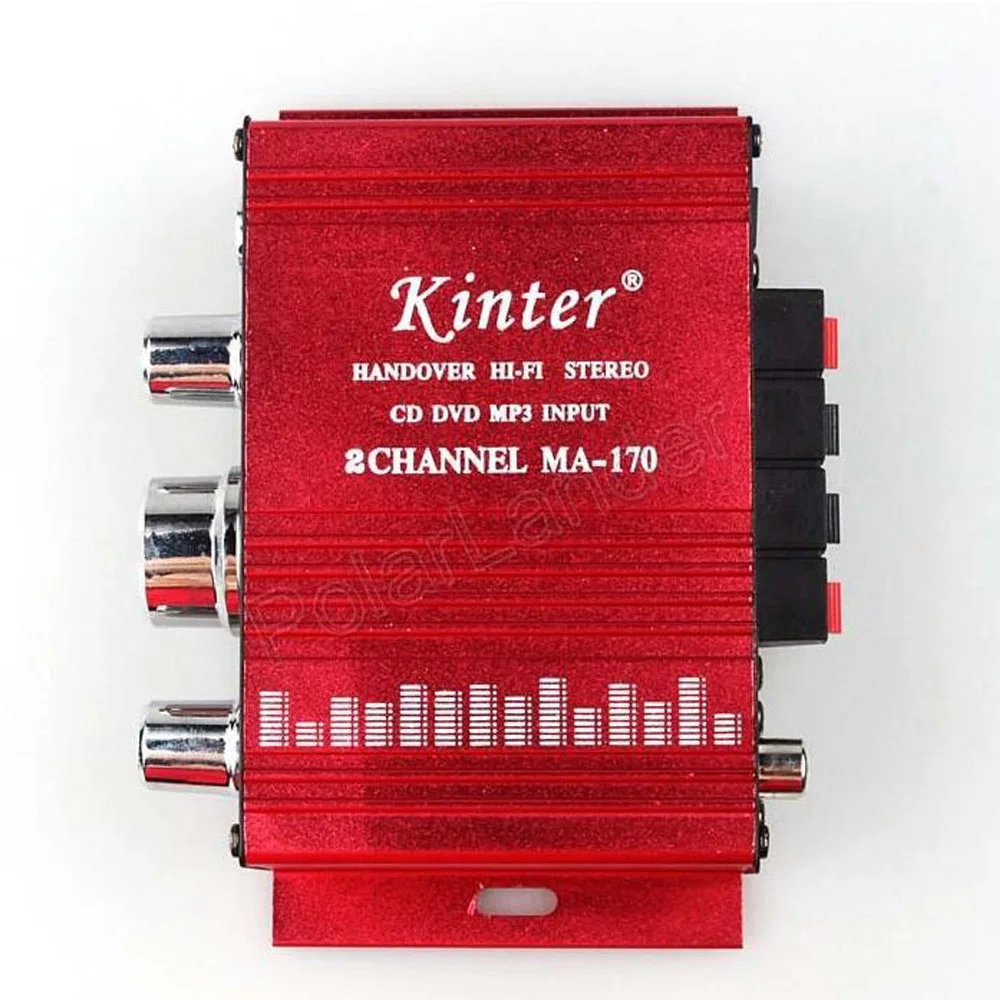 HOT SALE KInter MA-170 Car Amplifier Audio Hi-Fi Mini 2 Channel Digital 12V DC USB
HOT SALE KInter MA-170 Car Amplifier Audio Hi-Fi Mini 2 Channel Digital 12V DC USB