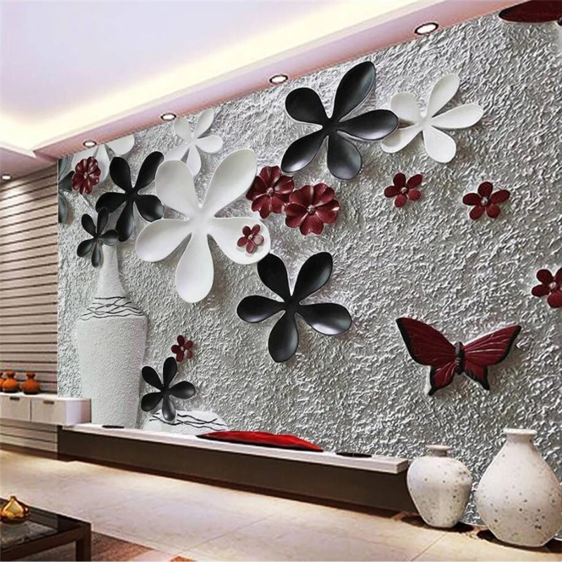 beibehang Custom 3d wallpaper flower embossed background wall 3D wall paper sofa living room dining room TV backdrop
beibehang Custom 3d wallpaper flower embossed background wall 3D wall paper sofa living room dining room TV backdrop