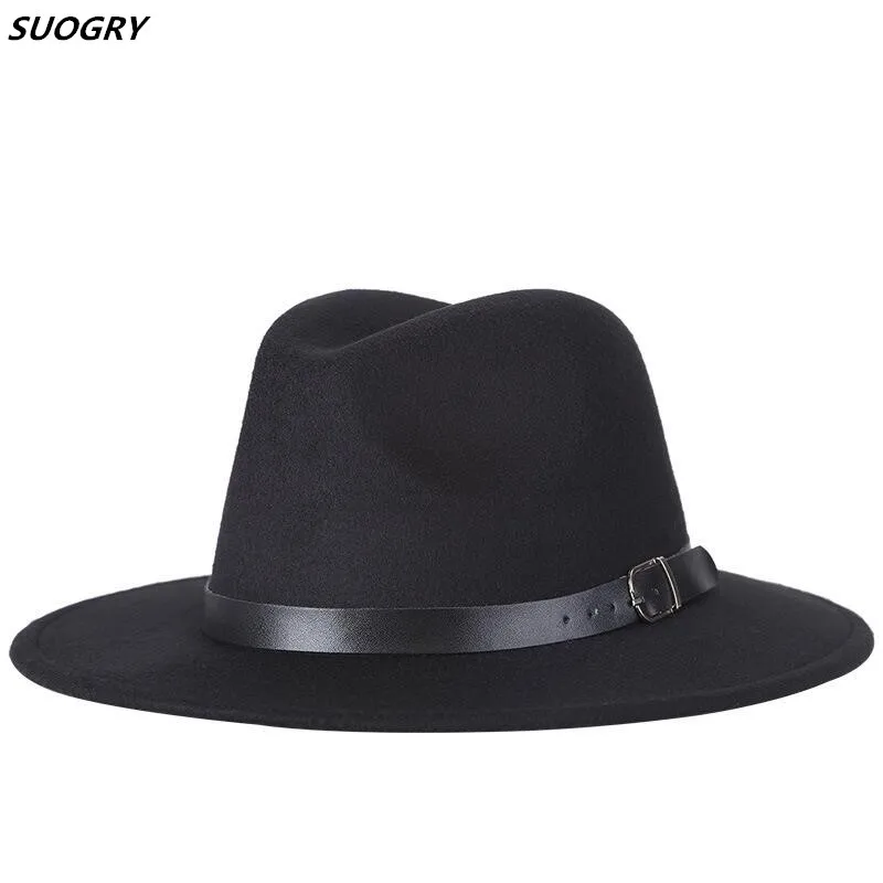 SUOGRY Imitation Wool Cap Women Fedora Hat For Men Wide Brim Hat Autumn Winter Sombreros Jazz Cap Male Belt Panama Hat Female
SUOGRY Imitation Wool Cap Women Fedora Hat For Men Wide Brim Hat Autumn Winter Sombreros Jazz Cap Male Belt Panama Hat Female