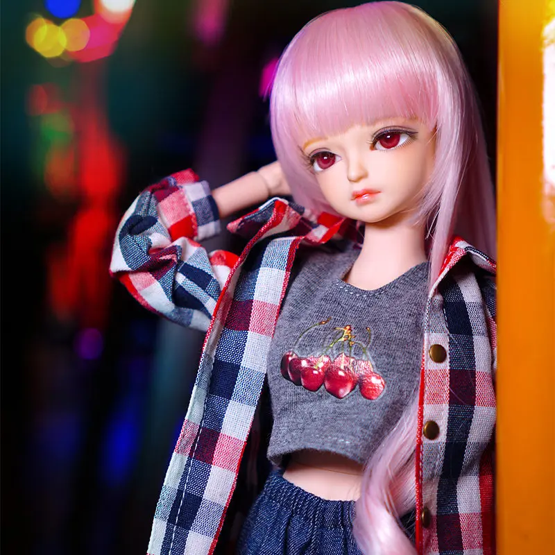 Последние 1/4 26 суставов BJD куклы мода гибкая Смола тела шарнир Кукла с бесплатным 3