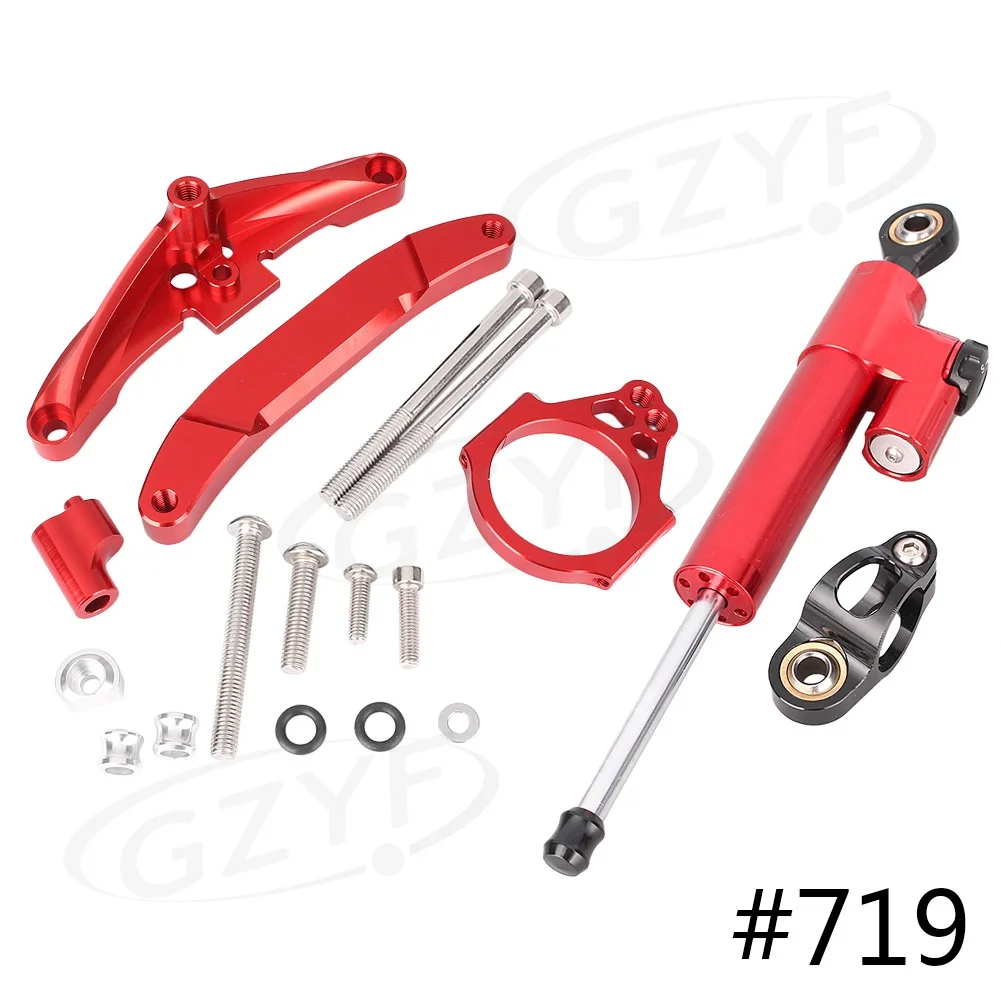 CNC Steering Damper Stabilizer Safety Control w/ Mounting Bracket Kit For Yamaha FZ1 FAZER 2006-2015 Aluminum Alloy Anodized
CNC Steering Damper Stabilizer Safety Control w/ Mounting Bracket Kit For Yamaha FZ1 FAZER 2006-2015 Aluminum Alloy Anodized