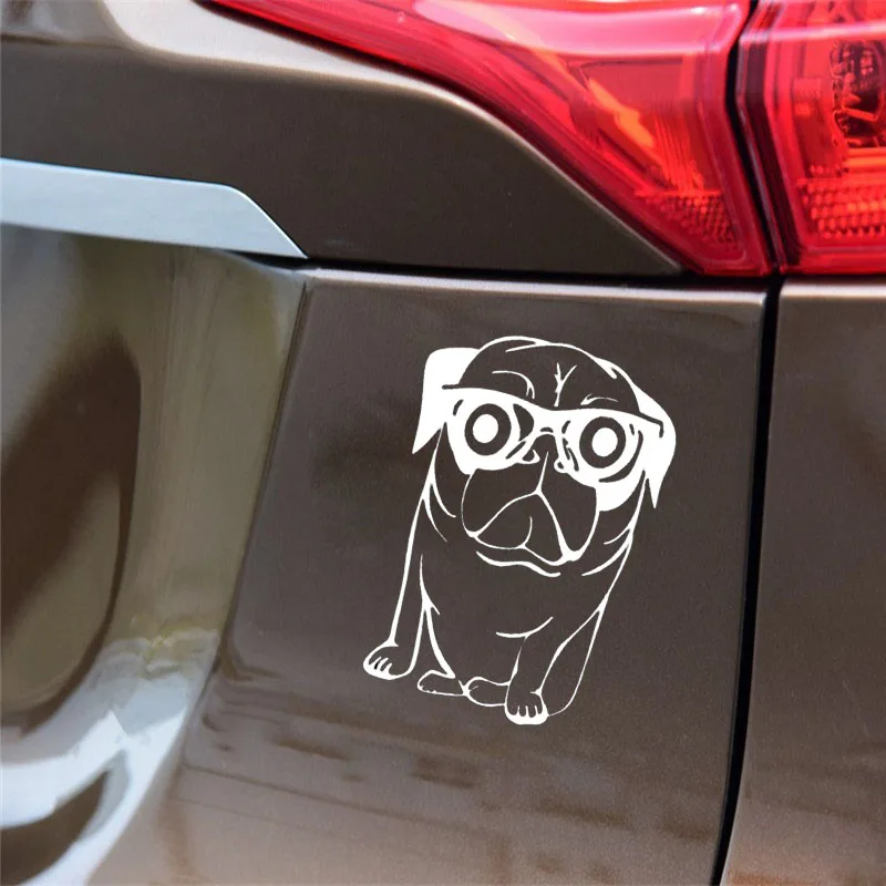 YJZT 10.6CM*15CM Dog Funny Dogs With Glasses Vinyl Car Sticker Decals Black/Silver C10-00406
YJZT 10.6CM*15CM Dog Funny Dogs With Glasses Vinyl Car Sticker Decals Black/Silver C10-00406