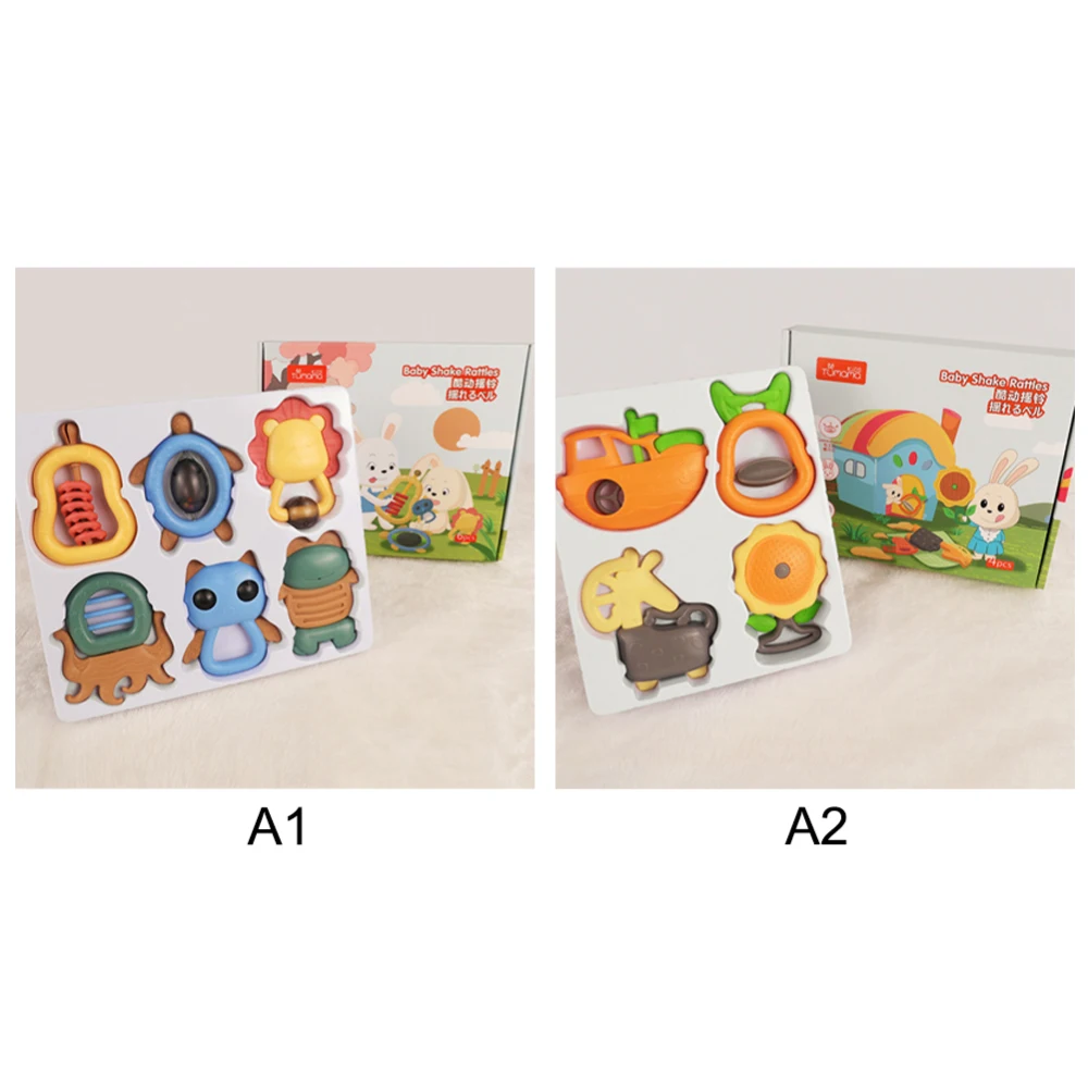 6PCS Baby Early Educational Hand Rattle Music Sound Appease Toys Intelligence Grasping Gums Hand Bell
6PCS Baby Early Educational Hand Rattle Music Sound Appease Toys Intelligence Grasping Gums Hand Bell