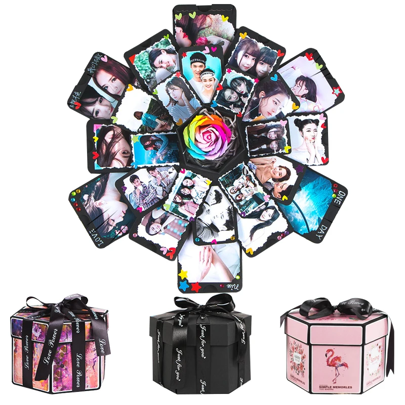 DIY Handmade Photo Album Explosion album Box for Valentine's Day Box Institutions Scrapbooking Lovers Children Gift Photo Album
DIY Handmade Photo Album Explosion album Box for Valentine's Day Box Institutions Scrapbooking Lovers Children Gift Photo Album