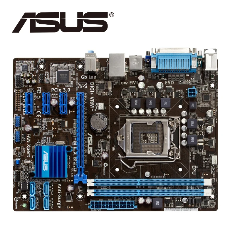 Материнская плата Asus P8H61-M LX R2.0 для настольного ПК, H61, разъем LGA 1155, i3, i5, i7, DDR3 16 ГБ, uATX, UEFI BIOS, оригинальная б/у материнская плата
Материнская плата Asus P8H61-M LX R2.0 для настольного ПК, H61, разъем LGA 1155, i3, i5, i7, DDR3 16 ГБ, uATX, UEFI BIOS, оригинальная б/у материнская плата