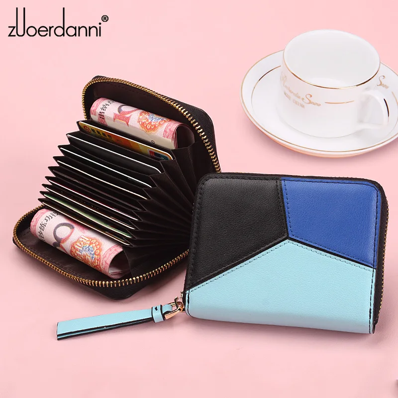 Card bag female multi-card first layer of leather card package South Korea cute multi-function organ personality card package ma
Card bag female multi-card first layer of leather card package South Korea cute multi-function organ personality card package ma