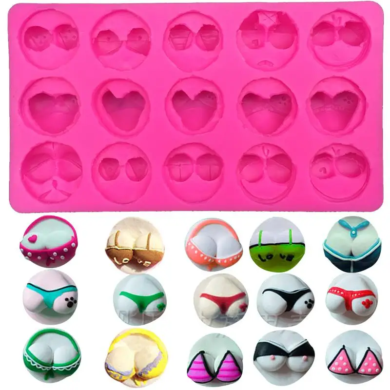 Sexy bikini chocolate Party cake decorating tools DIY baking cooking fondant silicone mold T0186
Sexy bikini chocolate Party cake decorating tools DIY baking cooking fondant silicone mold T0186