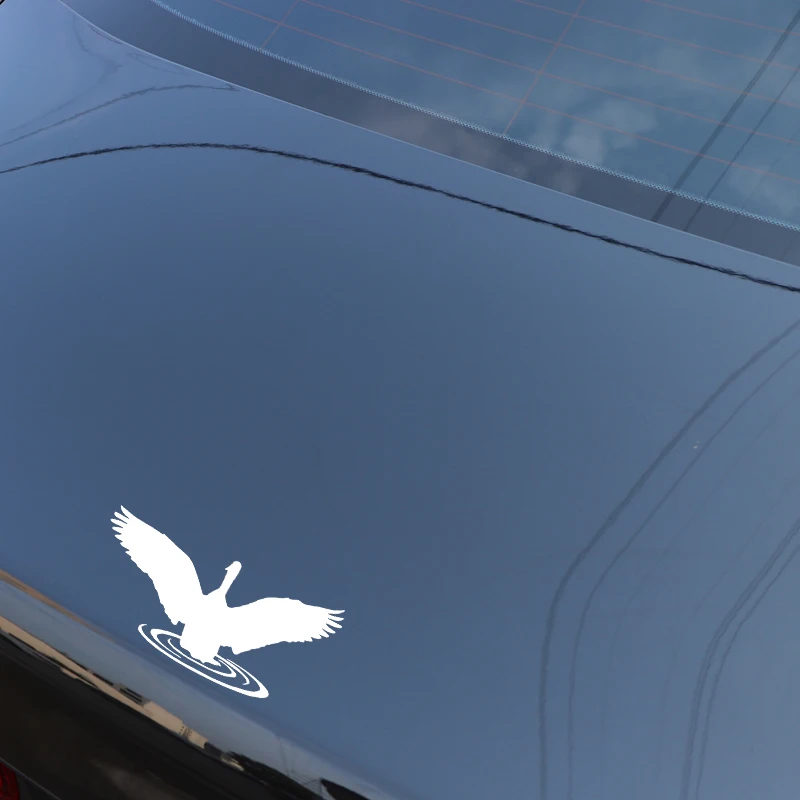 YJZT 17.6CM*8.8CM Swans Spread Their Wings Pattern Car Trunk Decor Vinyl Decal Car Sticker Black/Silver C4-2181
YJZT 17.6CM*8.8CM Swans Spread Their Wings Pattern Car Trunk Decor Vinyl Decal Car Sticker Black/Silver C4-2181