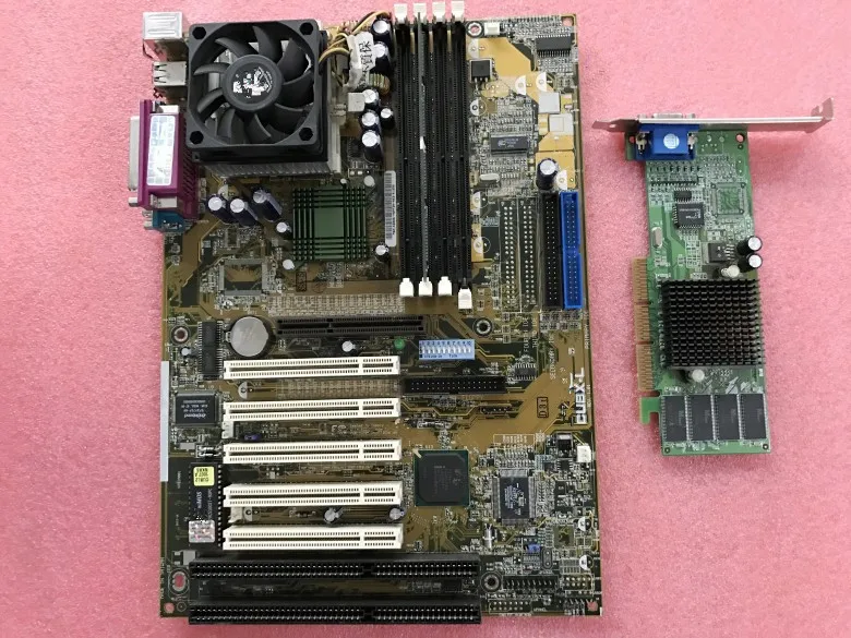 CUBX-L материнская плата 2 isa 4 PCI | Компьютеры и