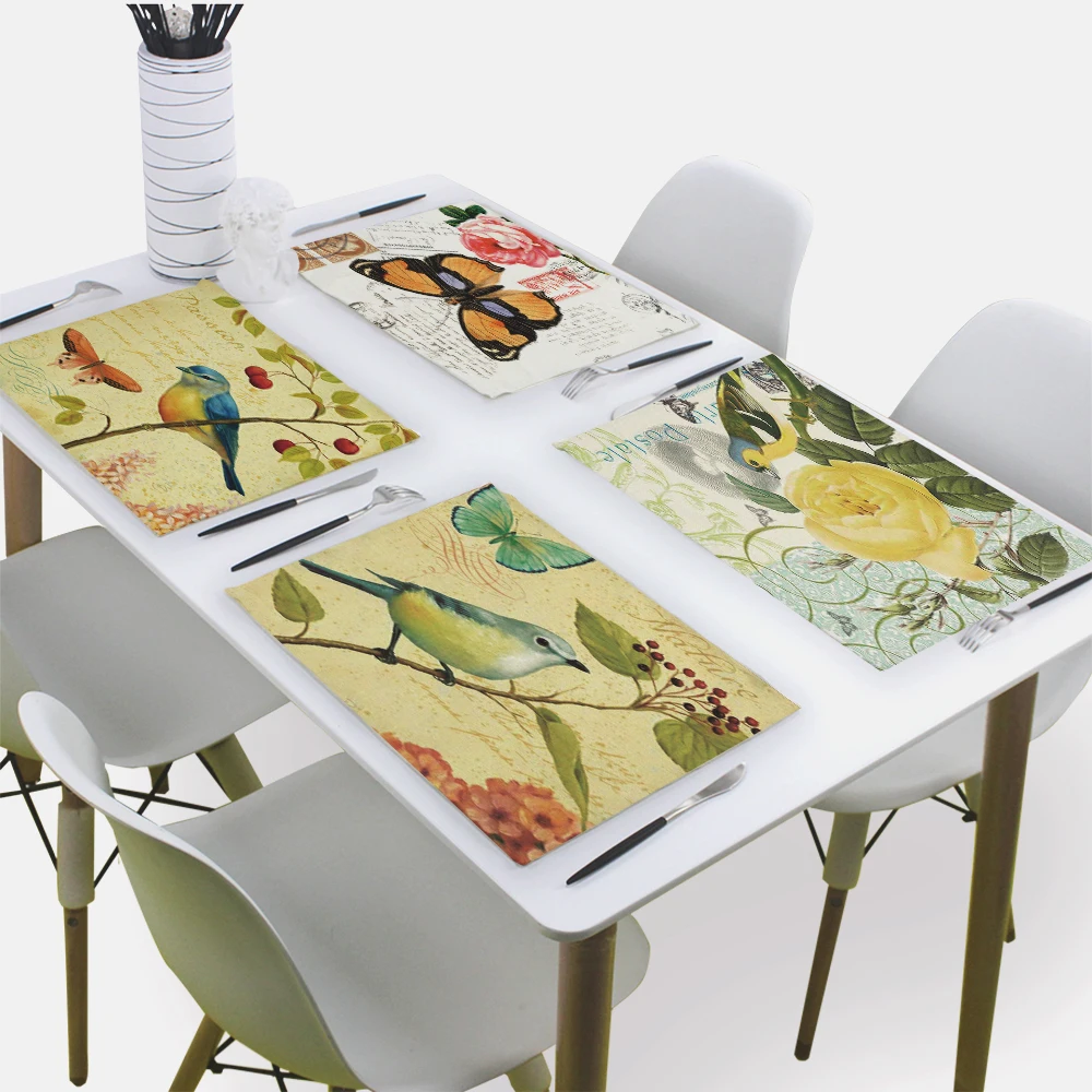 Vintage Flower Napkin Cloth Birds butterfly Tea Towels 43*32Cm Fabric Napkins Table Hotel Restaurant Wedding Table Napkins
Vintage Flower Napkin Cloth Birds butterfly Tea Towels 43*32Cm Fabric Napkins Table Hotel Restaurant Wedding Table Napkins