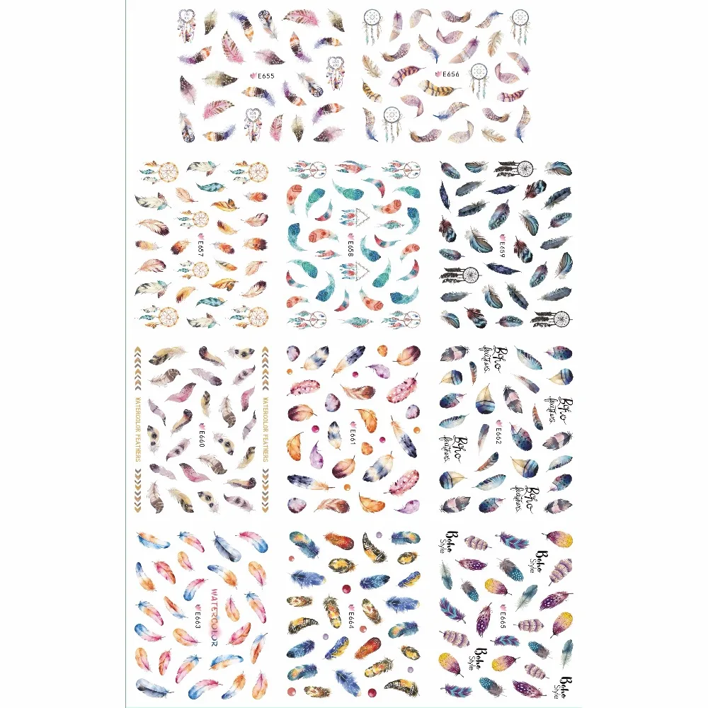 11 PCS / LOT SIMULATION SELF-ADHESIVE 3D NAIL TATTOOS STICKER SLIDER BIRD PHEASANT PARROT FEATHER TASSEL E655-665
11 PCS / LOT SIMULATION SELF-ADHESIVE 3D NAIL TATTOOS STICKER SLIDER BIRD PHEASANT PARROT FEATHER TASSEL E655-665