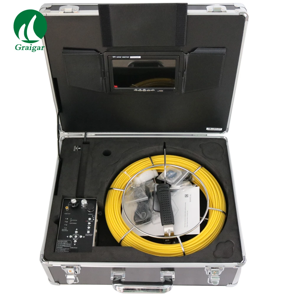 710D Pipe Inspection Camera CCTV Pipeline Surveys with DVR and 30M Cable Underground Inspection Machine
710D Pipe Inspection Camera CCTV Pipeline Surveys with DVR and 30M Cable Underground Inspection Machine