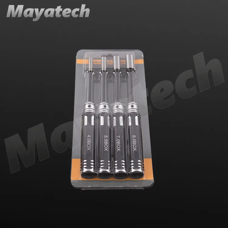 Mayatech 4/5.5/7/8mm Inner Hexagon Sleeve Screwdriver Hexagonal Sleeve Tool Socket Driver Repairing Tools for RC Model Aircraft
Mayatech 4/5.5/7/8mm Inner Hexagon Sleeve Screwdriver Hexagonal Sleeve Tool Socket Driver Repairing Tools for RC Model Aircraft