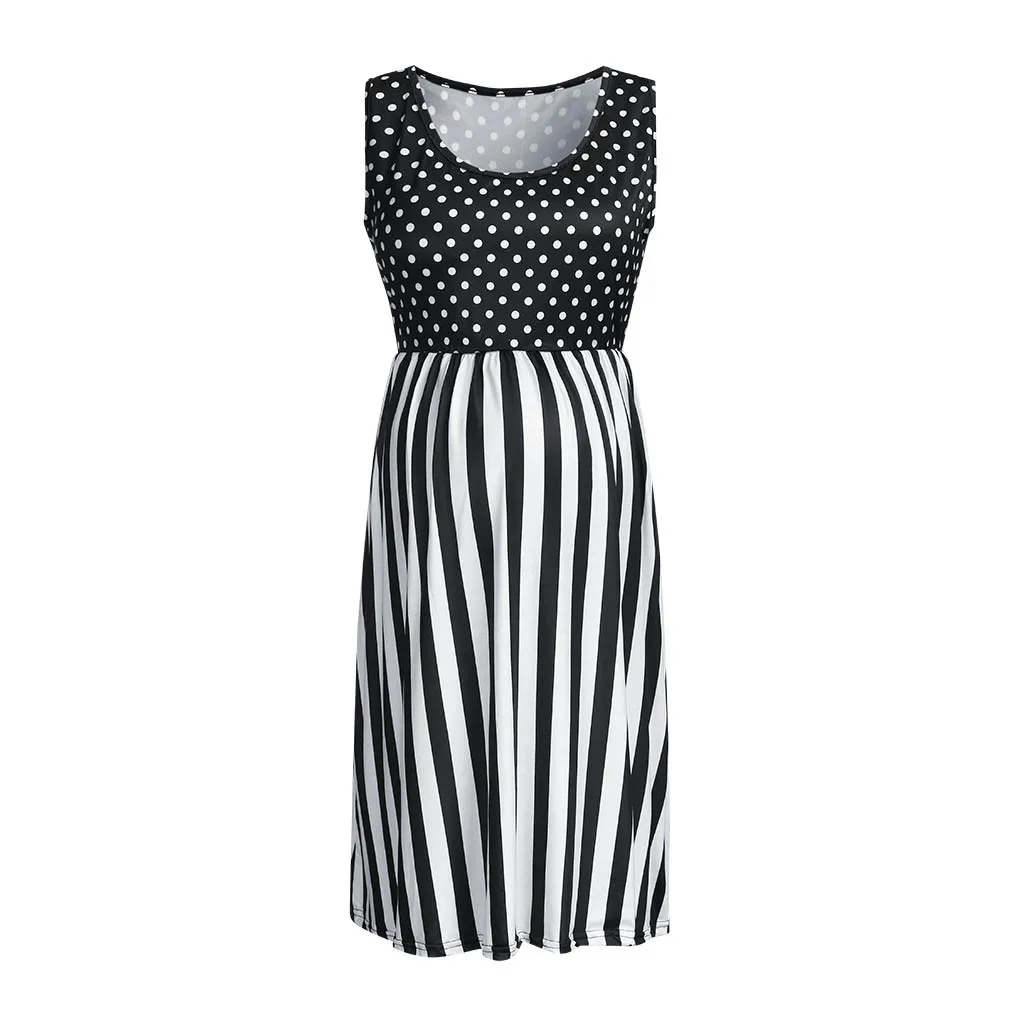 Telotuny Maternity Dress Women Sleeveless Pregnanct Maternity Dress Dot Print Stripe Dress Clothes Pregnancy Dresses #42
Telotuny Maternity Dress Women Sleeveless Pregnanct Maternity Dress Dot Print Stripe Dress Clothes Pregnancy Dresses #42