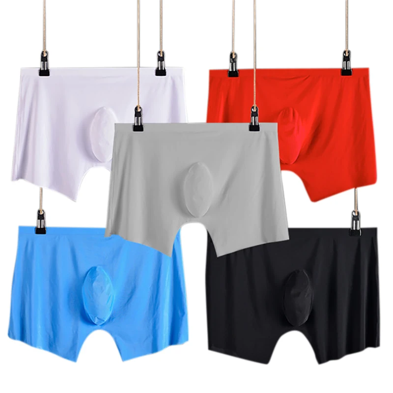 Men Underwear Boxer Shorts Mens Ice Silk Seamless U Convex Pouch Design Very Soft Sexy Male Men's Underpants Cueca Boxer Homme
Men Underwear Boxer Shorts Mens Ice Silk Seamless U Convex Pouch Design Very Soft Sexy Male Men's Underpants Cueca Boxer Homme