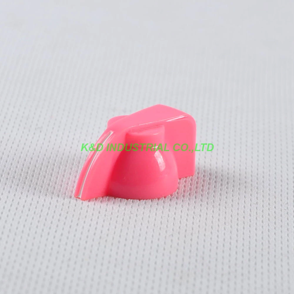 

10pcs Colorful Rotary Volume Pink Control Vintage Plastic Knob 32x14mm for 6.35mm Shaft