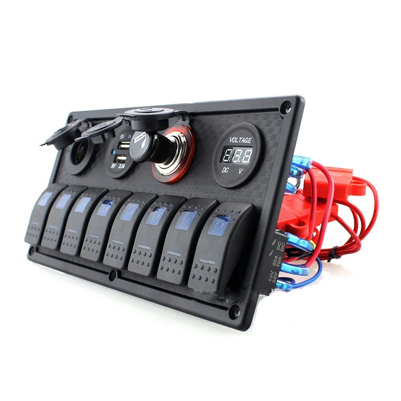 Plastic Panel Switch Combination Switch Panel Yacht Ship RV Car Driver Rocker Switch On Off Switch
Plastic Panel Switch Combination Switch Panel Yacht Ship RV Car Driver Rocker Switch On Off Switch